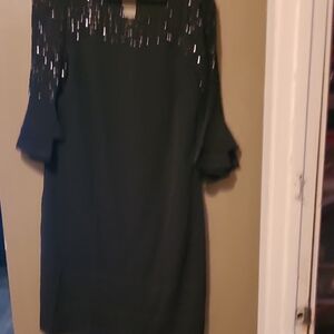 Elegant Black Midi Dress